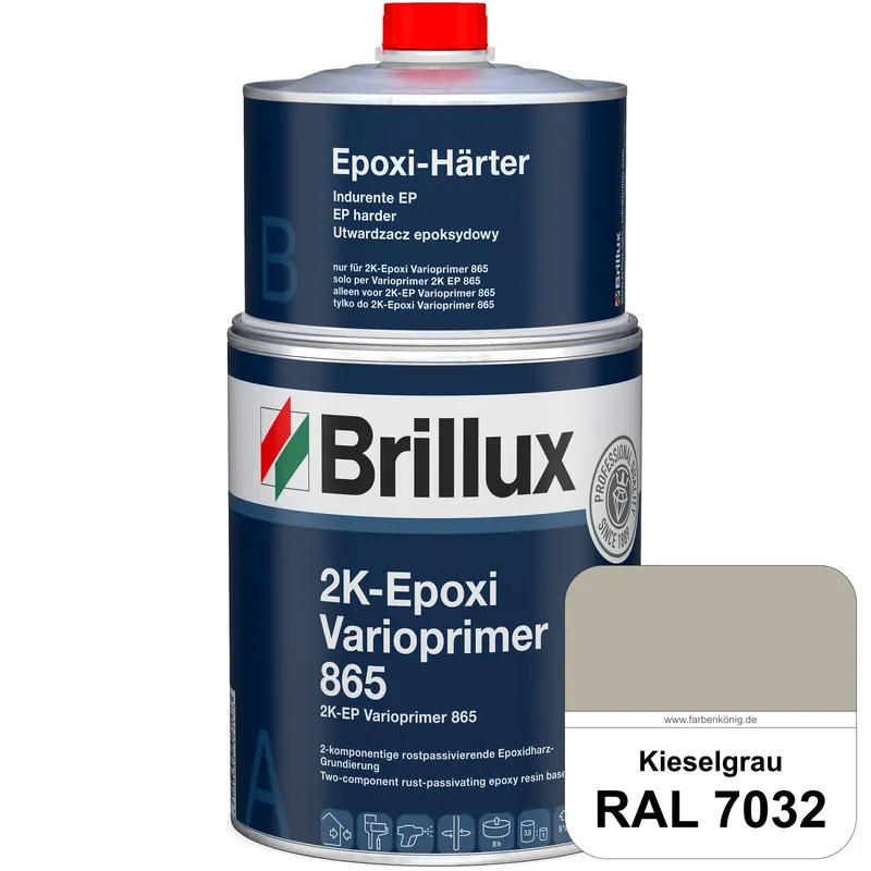 2K-Epoxi Varioprimer 865 (RAL 7032 Kieselgrau) 2K haftvermittelnde Grundierung auf Untergründen wie Direktkauf
