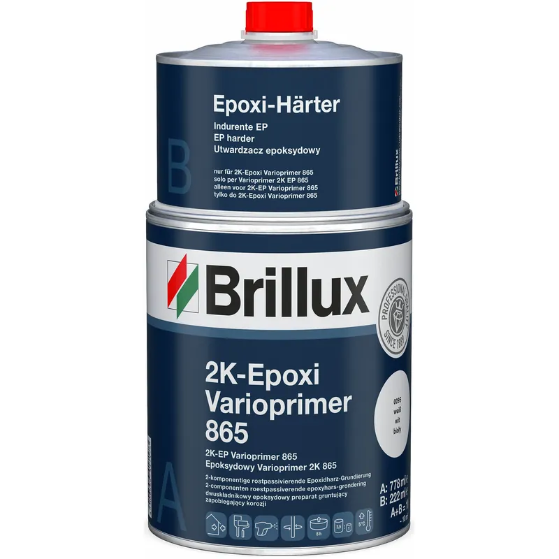 2K-Epoxi Varioprimer 865 (RAL 7035 Lichtgrau) Kostenloser Rückversand